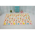 2016 hot sales and new design child game double side PU material baby play crawling mat, washable play mat made in China